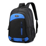 Backpack Men's Backpacks Casual Classical Shoulder Bags Large School Teenager Boys Student Laptop Backpack Mart Lion Blue3  