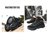 Men's Boots Tactical Military Combat Outdoor Hiking Autumn Shoes Light Non-slip Desert Ankle Mart Lion   