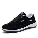 Men's Casual Shoes Lightweight Breathable men's  Walking Sneakers Tenis masculino MartLion black 39 