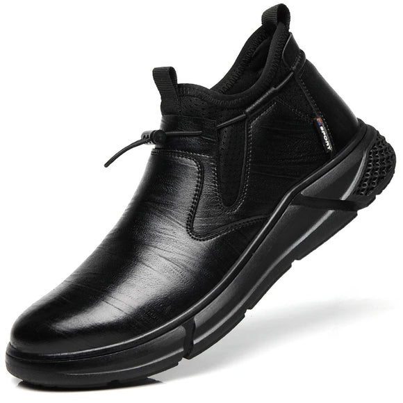 Work Safety Shoes Indestructible Work Sneakers Men's Waterproof Protective Puncture-Proof Security Footwear MartLion black 41 