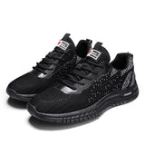 Summer Men;s Casual Sports Shoes Light Breathable Mesh Non Slip Walking Mart Lion Black 39 