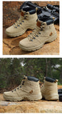 Winter Men's Boots Outdoor Tactical Military Light Work Ankle Spring Short Hiking Sneakers Mart Lion   