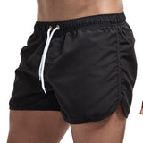 Men's sport running beach Short board pants swim trunk pants Quick-drying movement surfing shorts GYM Swimwear Mart Lion Black M 