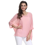 Women Blouses Style Batwing Casual Summer Blouse Shirt Woman MartLion picture color 8 4XL 