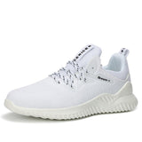 Men's Sports Shoes Popular Breathable Mesh Lightweight Running Casual Outdoor Sports Training Mart Lion White 39 