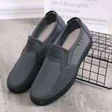 Men's Casual Shoes Summer Style Mesh Flats Loafers Leisure Breathable Outdoor Walking Footwear Mart Lion   