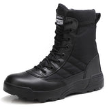 Men's Military Boots Combat Ankle Tactical Shoes Work Safety Motocycle Mart Lion Black 36 