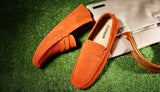 Men's Leather Loafers Casual Shoes Moccasins Slip On Flats Driving Mart Lion   