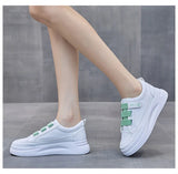 Spring Summer Shoes Women Sneakers Young Ladies Street Casual White Thick Sole MartLion   