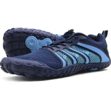 Weweya Sneakers Men's Casual Shoes Men Barefoot Minimalist Outdoor Walking Trainer Footwear Green MartLion Blue A 7 