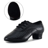 Latin Dance Shoes for Unisex Men's Women Girls Ballroom Modern Tango Jazz Performance Boy Salsa MartLion Black A suede 39 (24.5cm) CHINA