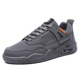 Running Men's Shoes Light Breathable Casual Non-slip Wear-resisting Height Increasing 3CM Sneakers Mart Lion Gray 6.5 