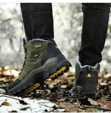 Hiking Boots Men's Summer Winter Outdoor Warm Fur Non Slip Women Footwear Boys Outdoor Work Ankle Boot Fall MartLion   