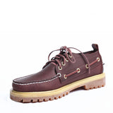 Genuine Leather Casual Shoes Docksides Boat Shoes Platform Unisex Lace up Driving Men's Loafers Mart Lion   