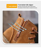 Autumn Winter Genuine Leather Boots Children High-top Boys Warm Snow Girls Cotton Shoes Warm Under -15℃ MartLion   