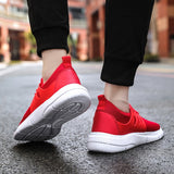 Summer Men's Casual Sport Shoes Mesh Running Sneakers Breathable Designer Tennis Training Jogging Walking Mart Lion   