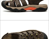 Summer Men's Outdoor Sandals Beach Shoes Genuine Leather Trekking Hiking MartLion   