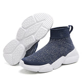 Women Platform Sneakers Casual Shoes Slip On Sock Trainers Plush Lightweight MartLion   