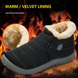 Men's Boots Lightweight Winter Shoes Snow Waterproof Winter Footwear  Slip On Unisex Ankle Winter MartLion   