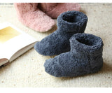 Winter Women Coral Fleece Slippers Girls Soft Soles High Boots Indoor Home Non-slip Sock Floor Shoes Men's Plush Warm Mart Lion   