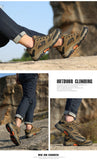 Men's Shoes Waterproof Outdoor Casual Lace-Up Spring Autumn Rubber Sneakers Mart Lion   