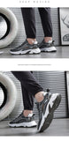  Men's Sneakers Trend Breathable Sport Shoes Luxury Fitness Running Outdoor Light Jogging Knitted Mart Lion - Mart Lion