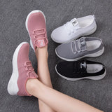 Autumn Women's Sports Shoes Platform Lace-up Casual Sneakers Tennis Lady Luxury Running MartLion   