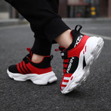 Children Red Shoes Boys Running Casual Sneakers Student Kids Summer Old Popular Mesh Footwear Chunky Winter Mart Lion   