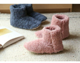 Winter Women Coral Fleece Slippers Girls Soft Soles High Boots Indoor Home Non-slip Sock Floor Shoes Men's Plush Warm Mart Lion   