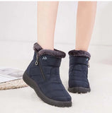 Snow Women Boots Women's Boots Waterproof Women Shoes Zipper Shoes Woman MartLion   