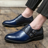 Wedding Formal Shoes Men's Leather Oxfords Slip On Party Dress Zapatos Hombre Mart Lion   