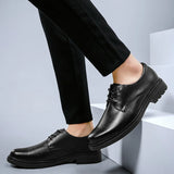 Men's Cow Leather Shoes Dress Flats Office MartLion   