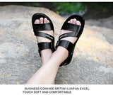 Men's Sandals Korean Casual Slippers Breathable Summer Beach Shoes MartLion   