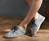 Fisherman Shoes Breathable Espadrilles Men's Casual Linen Summer Canvas Sneakers Mart Lion   