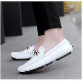 Men's Shoes Outdoor Casual Luxury Brand Loafers Moccasins Flats Breathable Slip On Boat MartLion   
