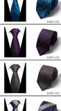 Tie For Men's Newest design Factory 7.5 cm Necktie Yellow Plaid Shirt Accessories Abraham Lincoln's birthday MartLion   