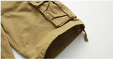 Summer Men's Baggy Multi Pocket Military Cargo Shorts Male Cotton Khaki Men Tactical Shorts Short MartLion   