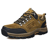 Classics Style Men's Hiking Shoes Lace Up Sport Shoes Outdoor Jogging Trekking Sneakers Mart Lion 633Khaki 39 