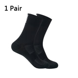 Sports Racing Cycling Socks Sport Breathable Road Bicycle Men's and Women Outdoor 9 color Mart Lion black 36-39 