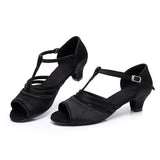 Latin Dance Shoes for Girls Women Ladies Ballroom Modern Tango Dancing Performance Shoes 4CM Heels MartLion   