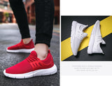 Summer Men's Casual Sport Shoes Mesh Running Sneakers Breathable Designer Tennis Training Jogging Walking Mart Lion   