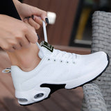 Thick Bottom Ladies Sneakers Breathable Soft Sole Ladies Casual Shoes Women Mesh High-Top Zapatos De Mujer Mart Lion   