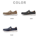 Men's Casual Shoes Breathable Canvas Shoes Loafers Vulcanized Outdoor Walking Sneakers Mart Lion   