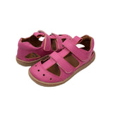 Sandals Summer Boy Girls Beach Shoes Kids Casual Barefoot Children Sport MartLion Fuchsia Leather 1 