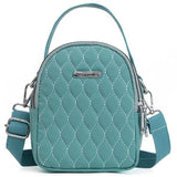 Women Handbags Messenger Bag Washed Nylon Lightweight Waterproof Shoulder Zipper Crossbody Purse Mart Lion   