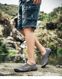Summer Mesh Shoes Men's Sneakers Lightweight Breathable Walking Footwear Slip-On Casual