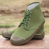 Men's Shoes Nostalgic Army Green Casual Farmer Training Liberation Mart Lion   