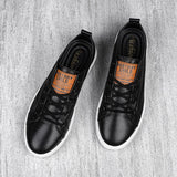 Men's Sneakers Genuine Leather Shoes Casual Luxury Footwear Mart Lion   