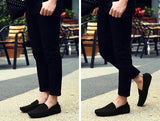 Men's Leather Loafers Casual Shoes Moccasins Slip On Flats Driving Mart Lion   