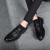 Genuine Leather Footwear Brand Luxury Men's Casual Driving Designer Loafers Moccasins Wedding Dress Shoes Mart Lion   